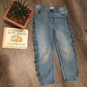 Tucker + Tate ruffle edge jeans